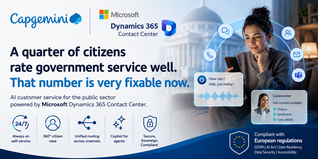 Just a quarter of citizens rate government service well. That number is very fixable now!